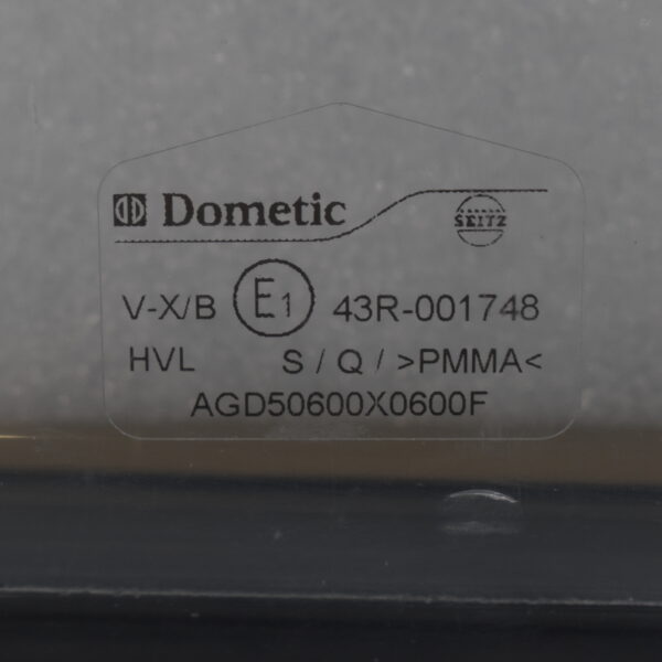 Dometic Schiebefenster 600x600mm; grau