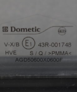 Dometic Schiebefenster 600x600mm; dunkel grau