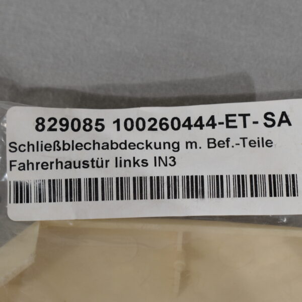 Seitz Schließblechabdeckung; Fahrerhaustür links