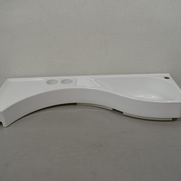 Einbauwaschbecken 985x325x105mm; weiß