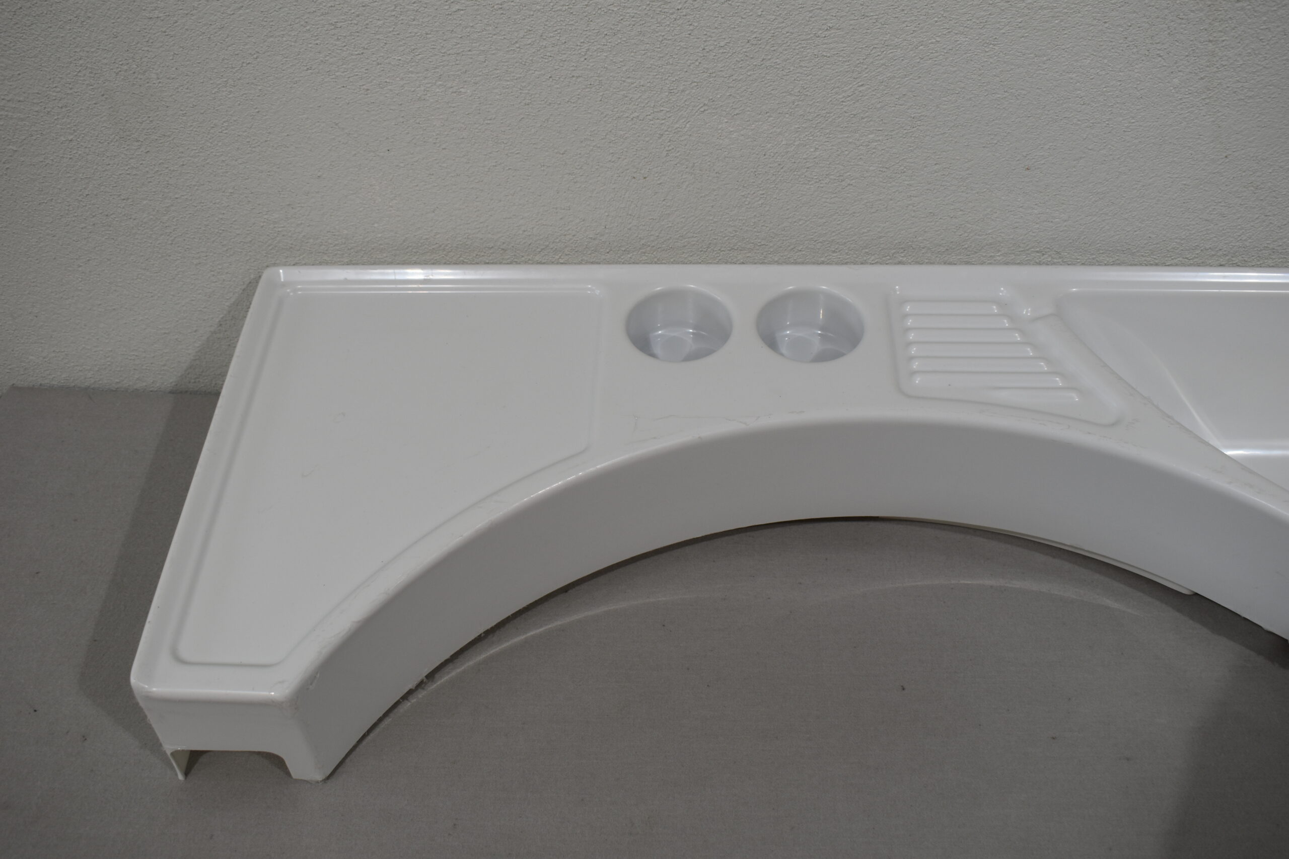 Einbauwaschbecken 985x325x105mm; weiß