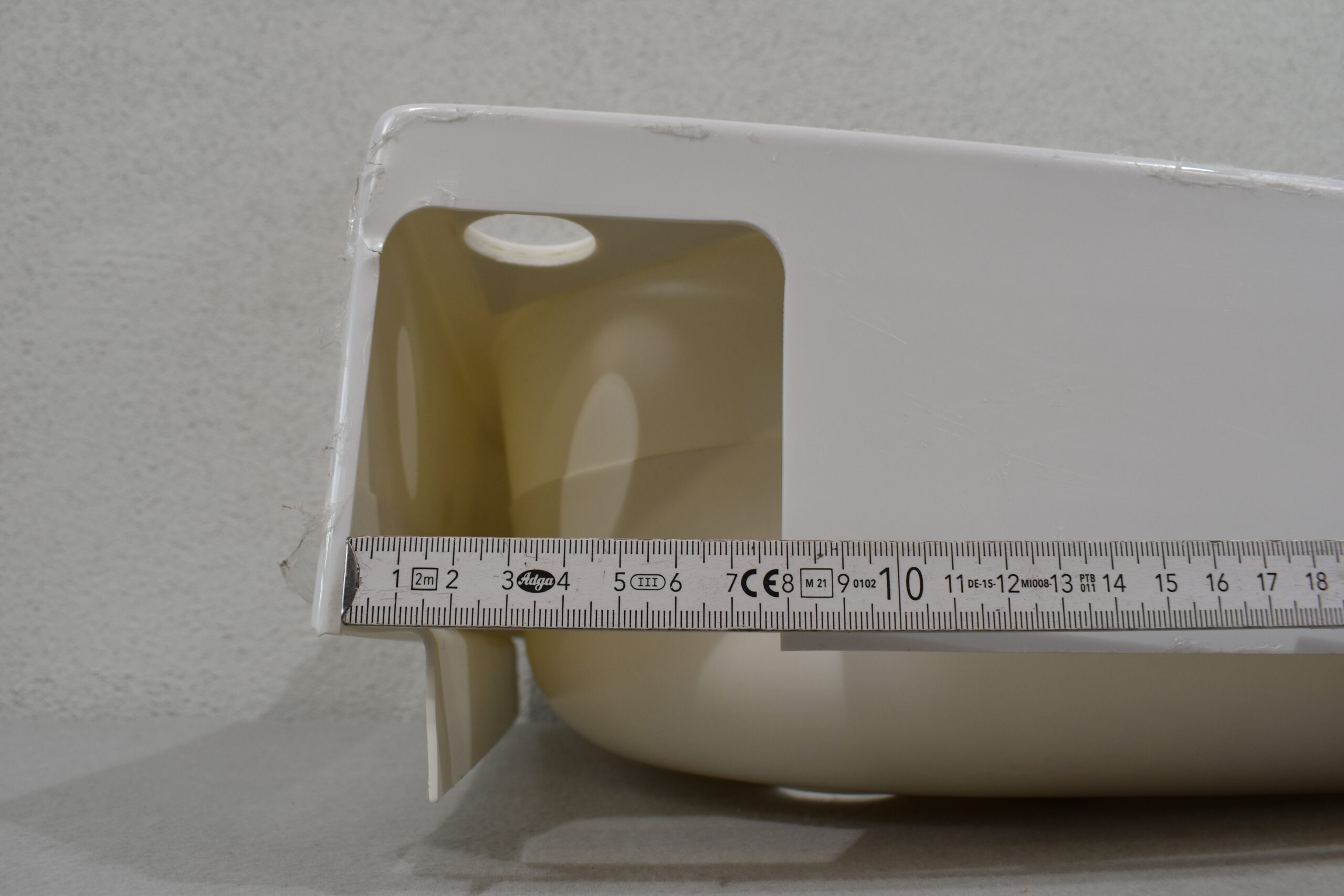 Einbauwaschbecken 985x325x105mm; weiß