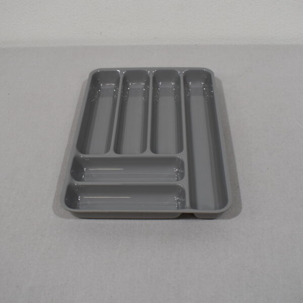 Besteckkasten; grau