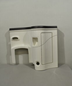 Galleno Plastica Waschtisch Waschbecken rechts; schwarz-weiß