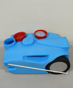 Frischwasser/Abwassertank mit Rollen; 22 Liter