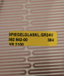 Außenspiegelglas mit Rahmen und Heizplatine; 24 Volt