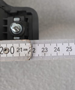 Außengriff für Aufbautür mit Schlüssel; grau