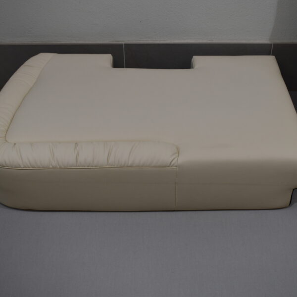 Eura Polstersatz; Lederoptik; cremeweiß