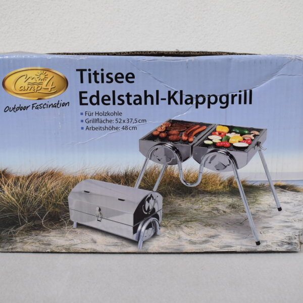 Camp 4 Edelstahl Klappgrill