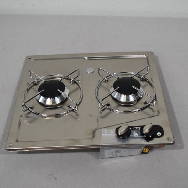 Can PC1322 Edelstahl Gaskocher 2-flammig