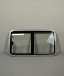 Niesmann und Bischoff Mekuwa Echtglas Schiebefenster 1000x550mm; grau