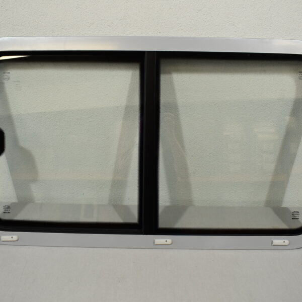 Niesmann und Bischoff Mekuwa Echtglas Schiebefenster 1000x550mm; grau