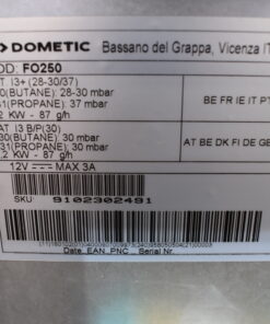 Dometic RMDT 8555 Kühl-Gefrierkombi inkl. Backofen