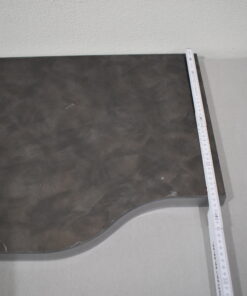 Tischplatte 30x365-455x900mm; braun/grau