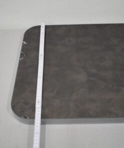 Tischplatte 30x365-455x900mm; braun/grau