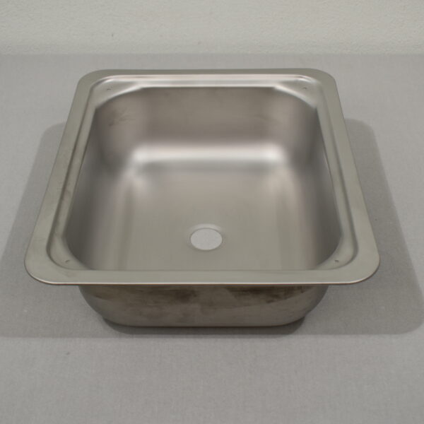 Edelstahl Spülbecken H= 125 x T= 410 x B= 335mm