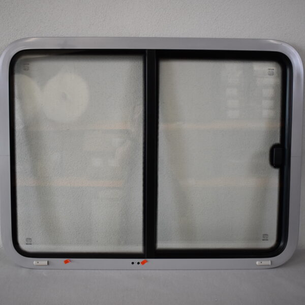 Niesmann und Bischoff Mekuwa Echtglas Schiebefenster 1000x760mm; grau