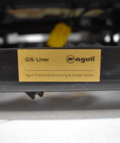 Aguti Fahrer und Beifahrersitz; schwarz/grau