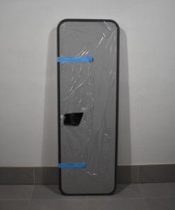 Aufbautür mit Rahmen; grau; 1810x600mm