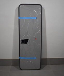 Aufbautür mit Rahmen; grau; 1810x600mm