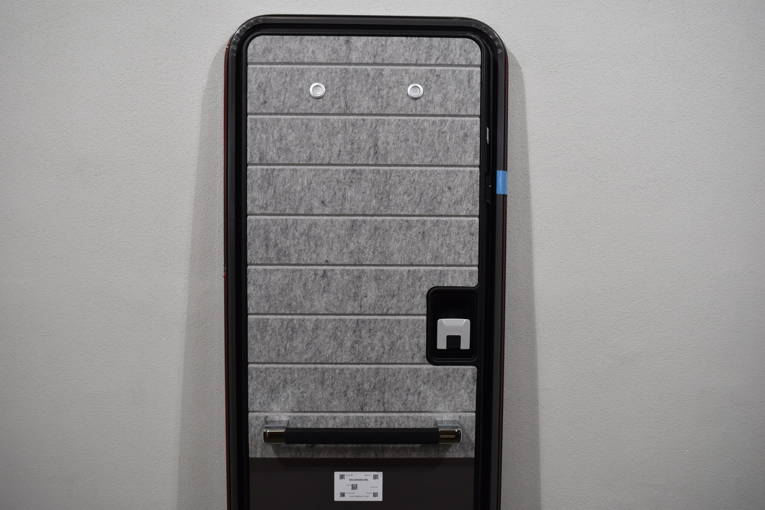 Aufbautür mit Rahmen; grau; 1810x600mm