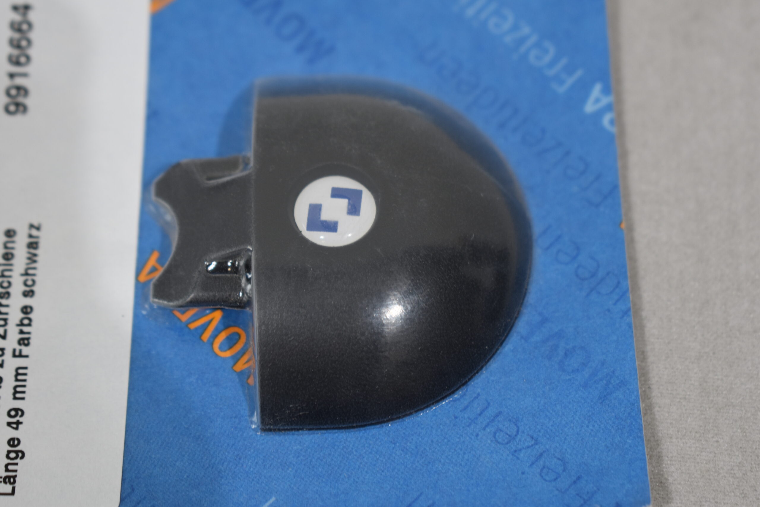 Endstück AJ zu Zurrschiene; halbrund; schwarz – Bild 4