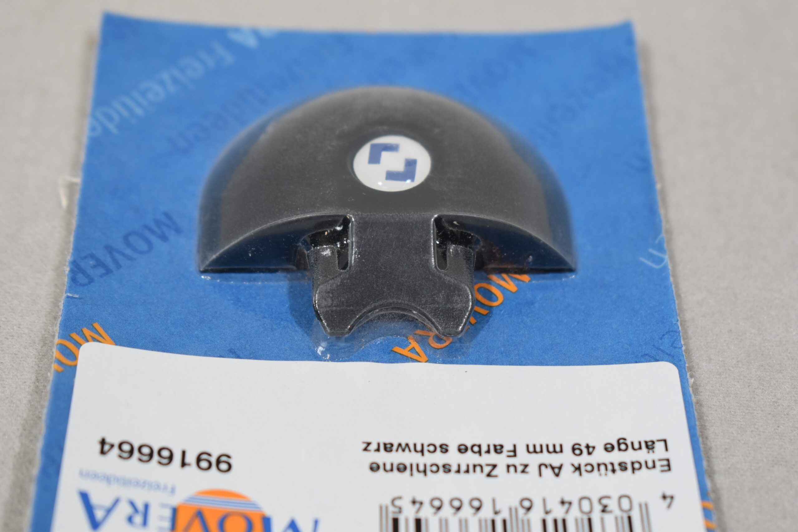 Endstück AJ zu Zurrschiene; halbrund; schwarz – Bild 5