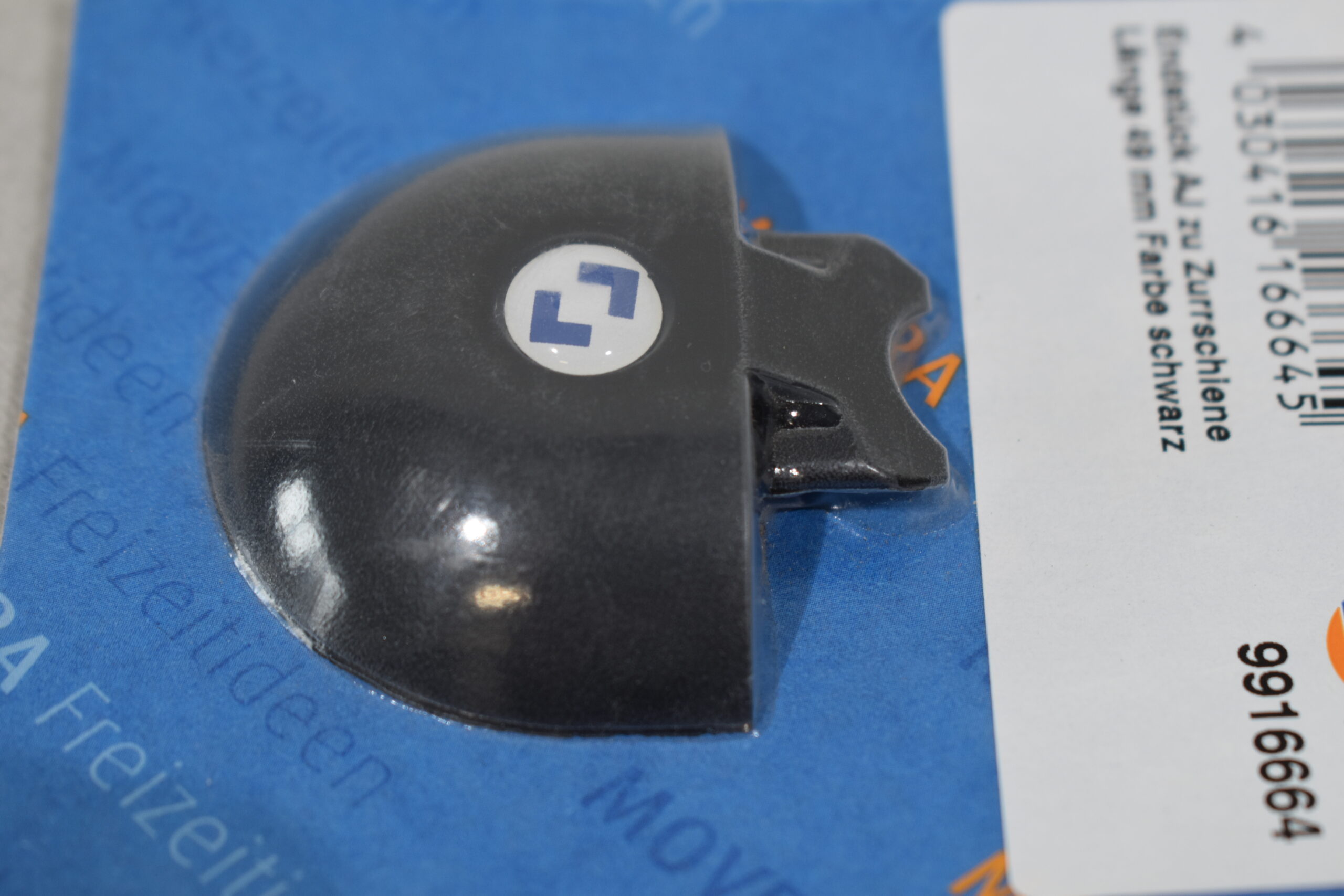 Endstück AJ zu Zurrschiene; halbrund; schwarz – Bild 6