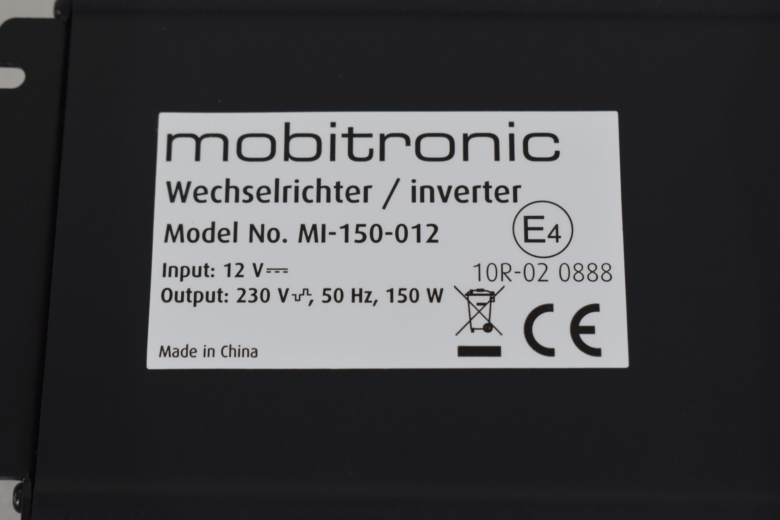 Mobiltronic MI-150-012 Wechselrichter / Inverter – Bild 6
