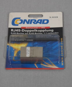 Alternative view of Conrad RJ45-Doppelkupplung / Adapter
