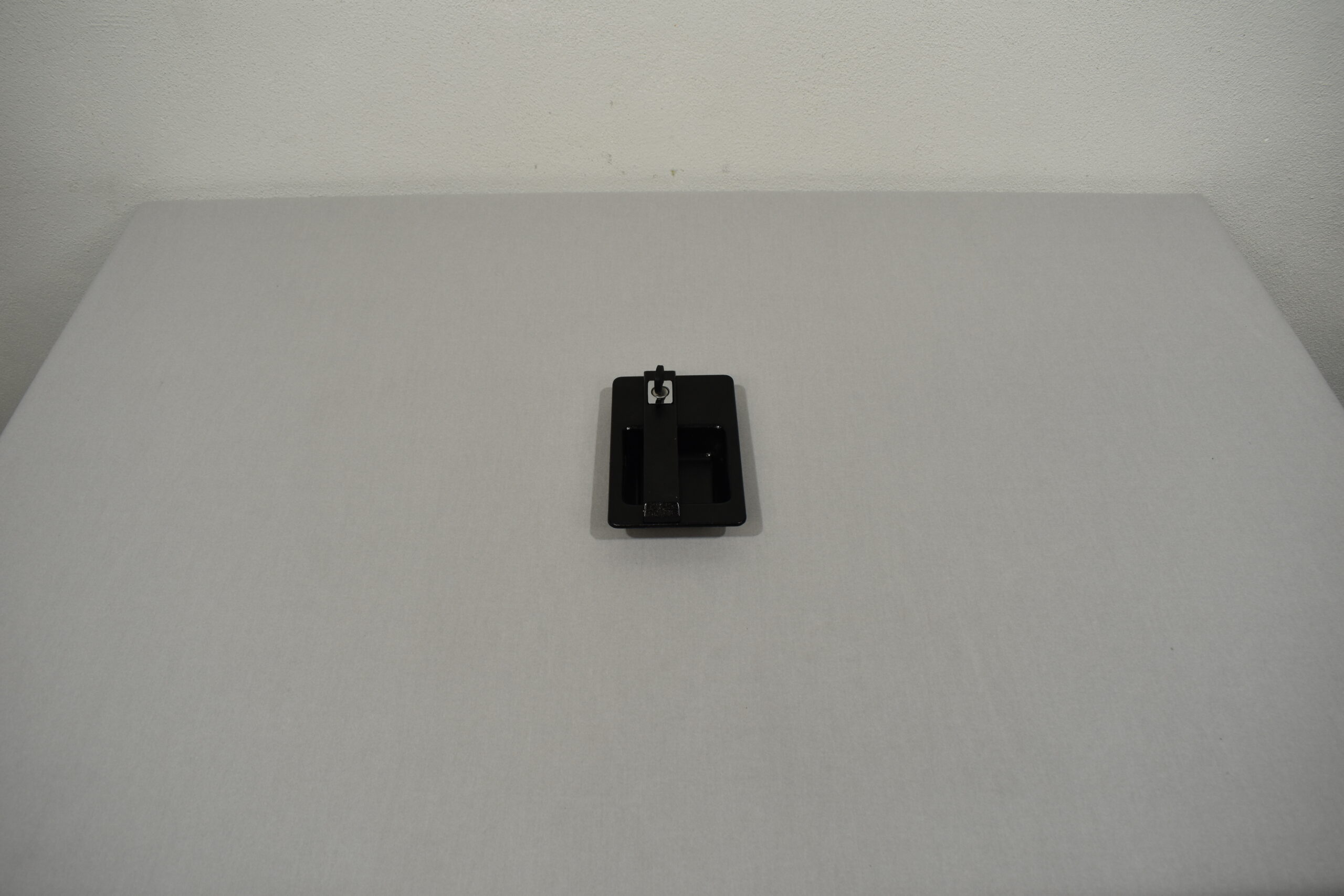 Metall Außengriff mit Schlüssel; schwarz