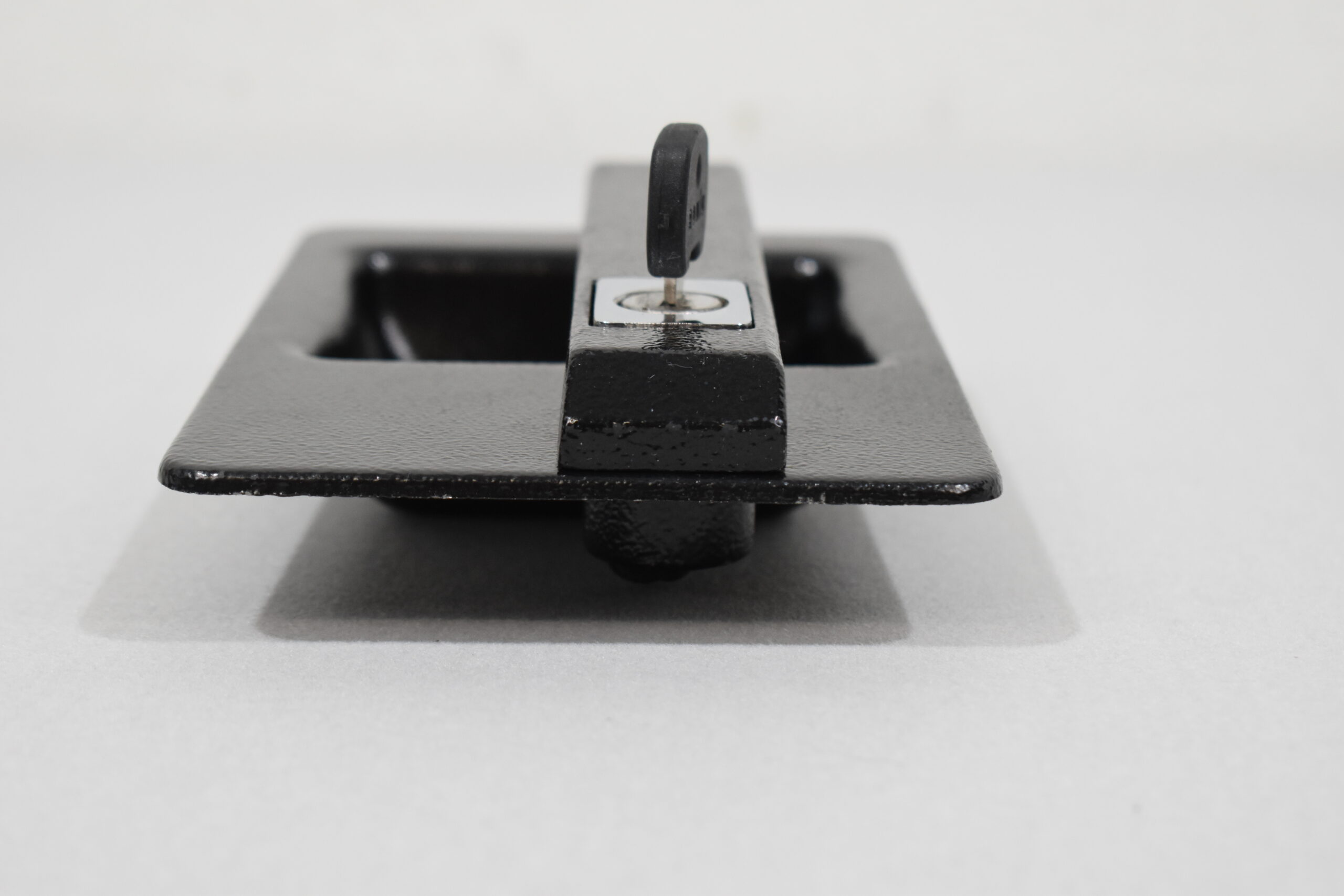 Metall Außengriff mit Schlüssel; schwarz – Bild 5