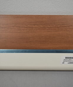 Alternative view of Möbelklappe gebogen; braun-weiß; 244x451mm