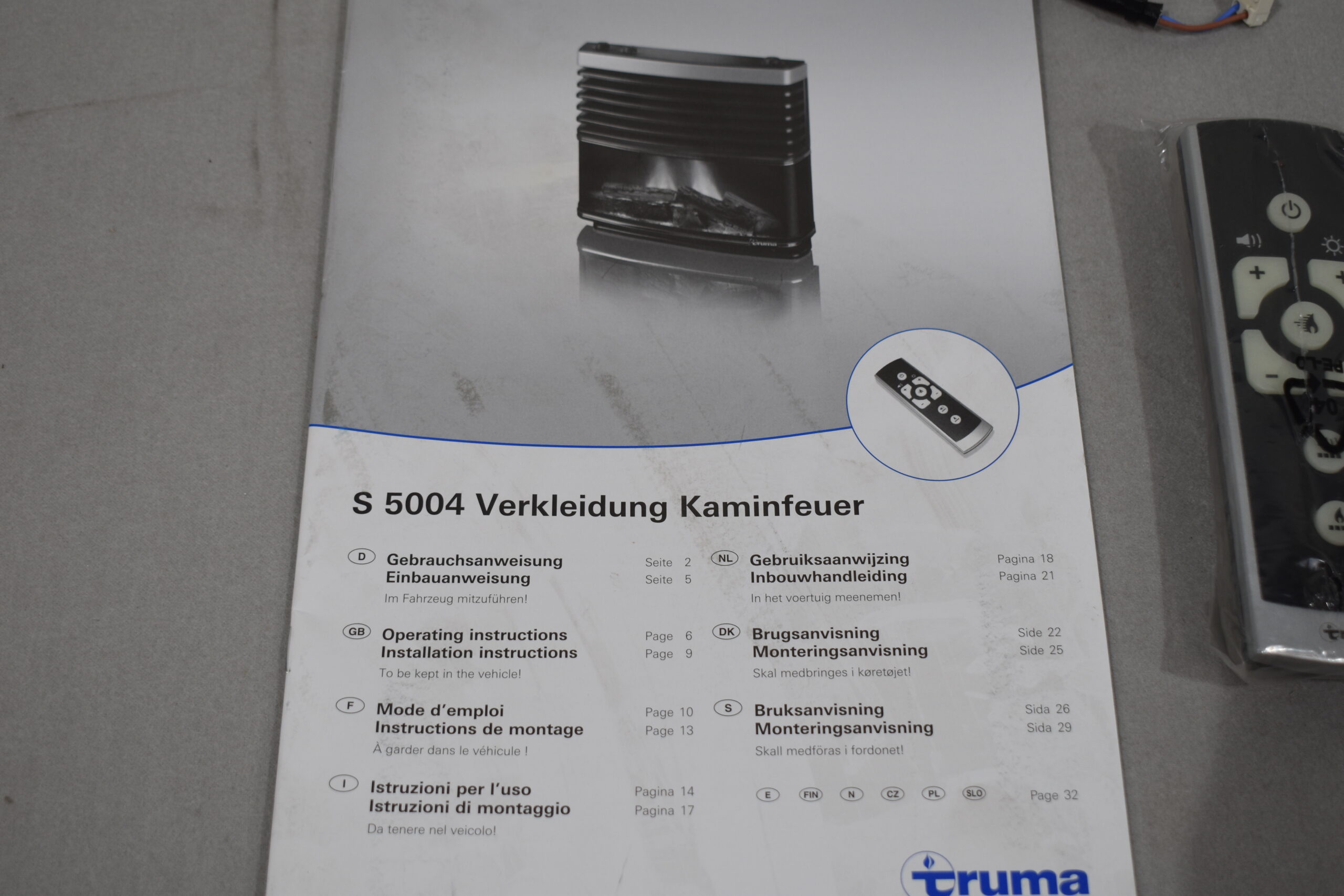 Truma S 5004 Verkleidung; Nachrüstsatz Kaminfeuer Artikel Nr. 30590-01 – Bild 10