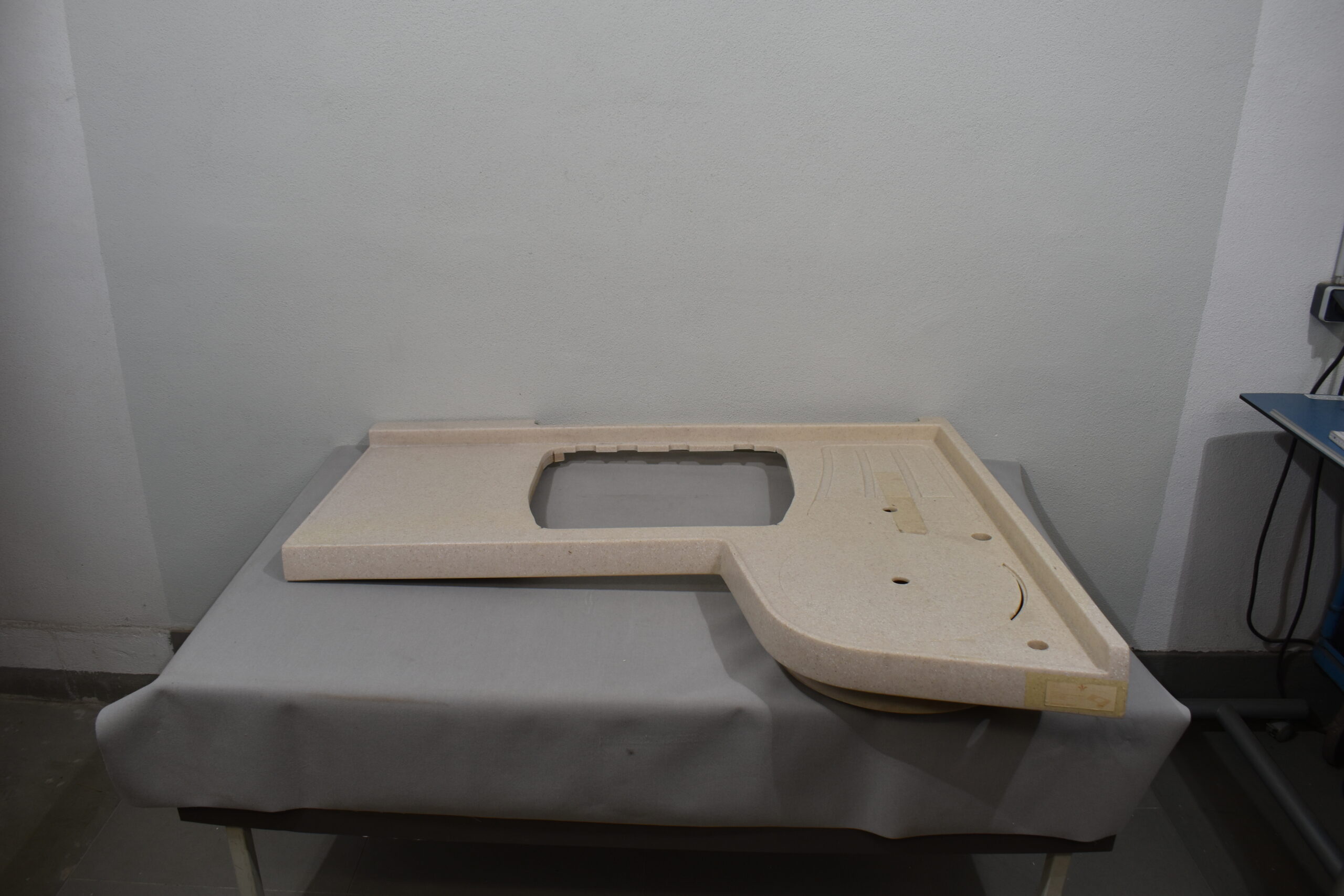 Niesmann und Bischoff Küchenplatte mit Spülbecken