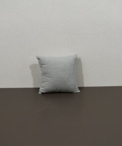 Kissen / Zierkissen; weiß-grün kariert; 280x280mm