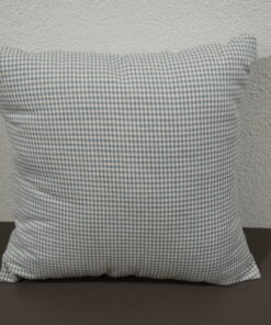 Alternative view of Kissen / Zierkissen; weiß-grün kariert; 280x280mm