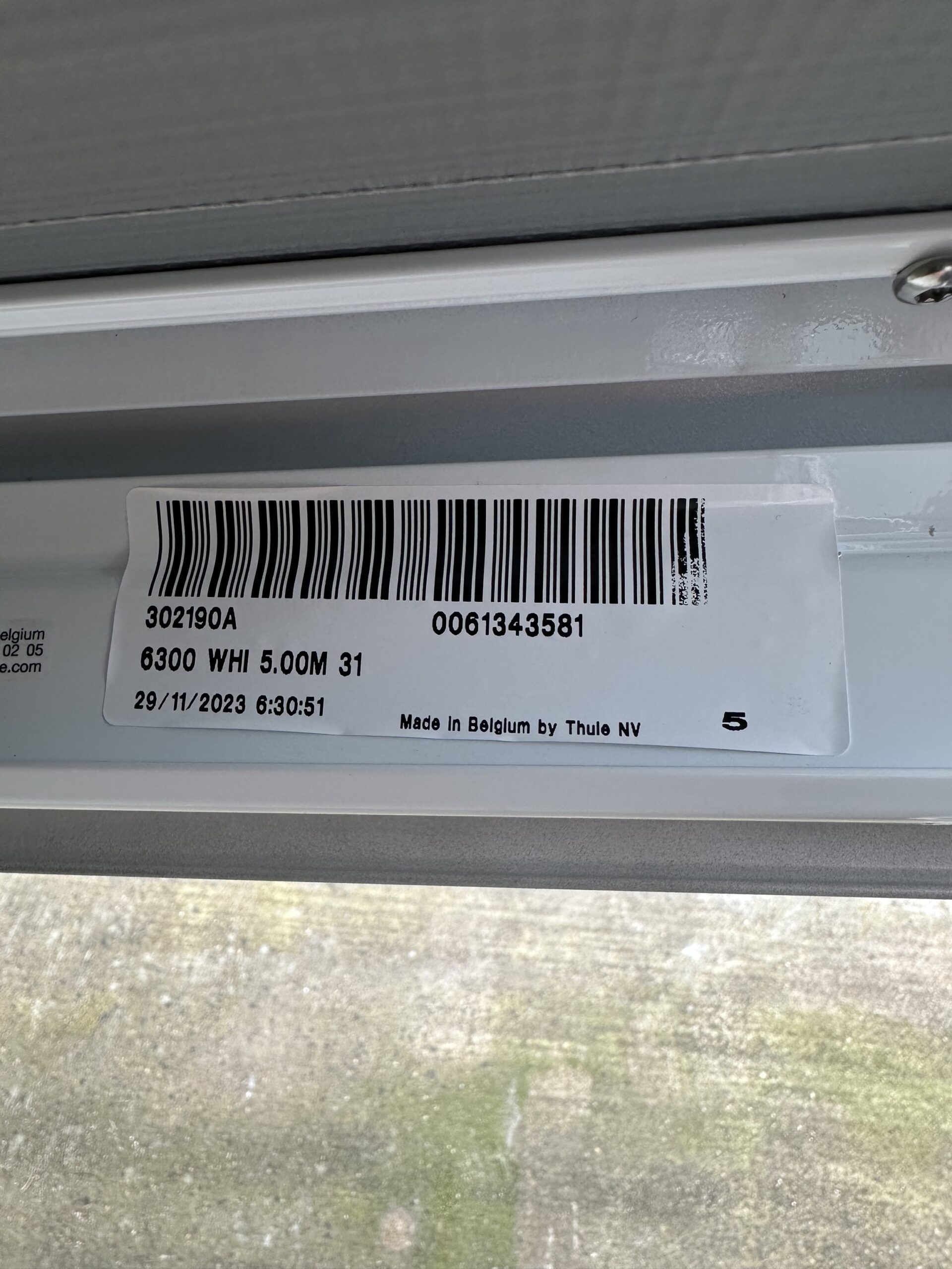 Thule Omnistor 6300 WHI Dachmarkise; 500cm; grau – Bild 2