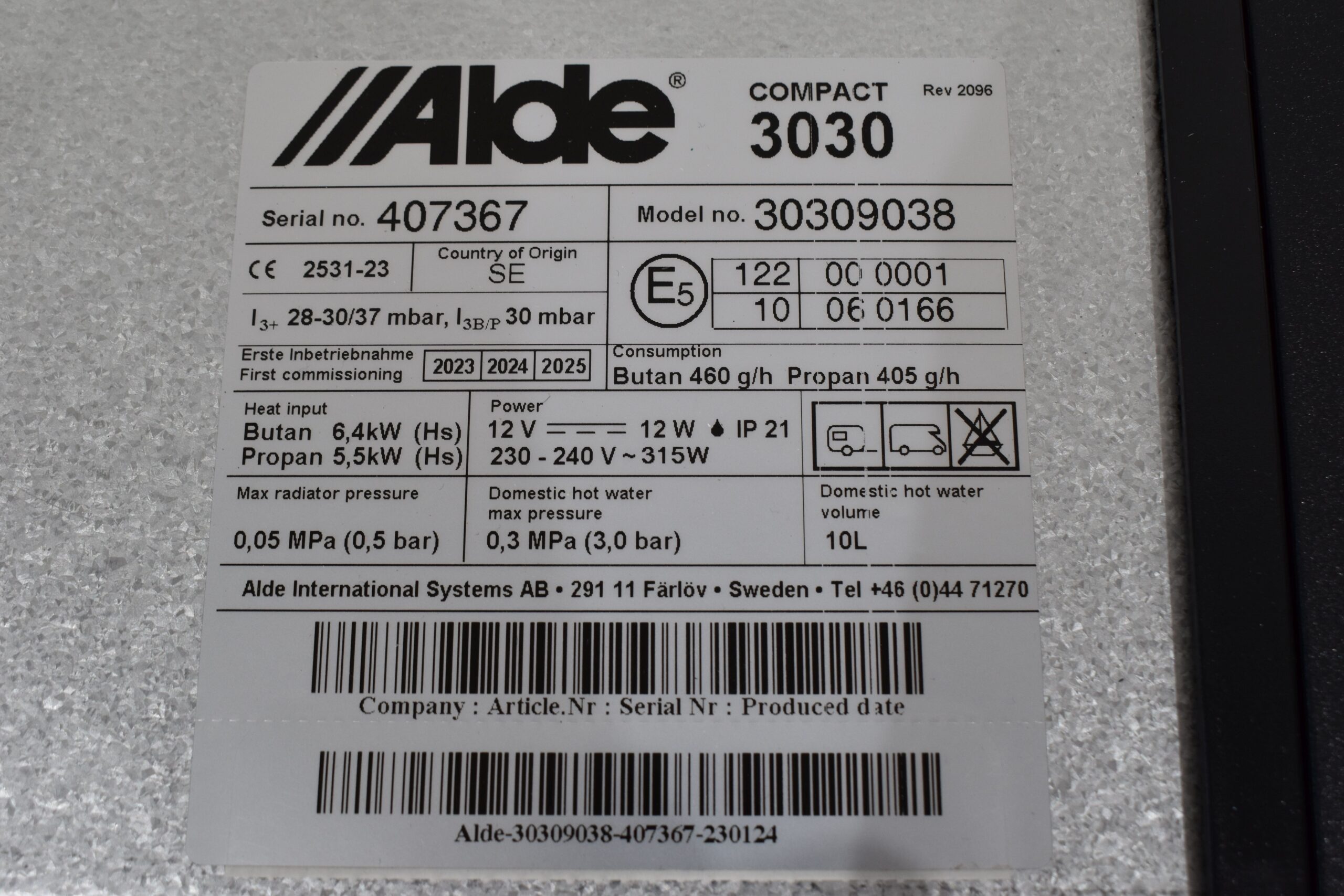 Alde Heizung Compact 3030 – Bild 6