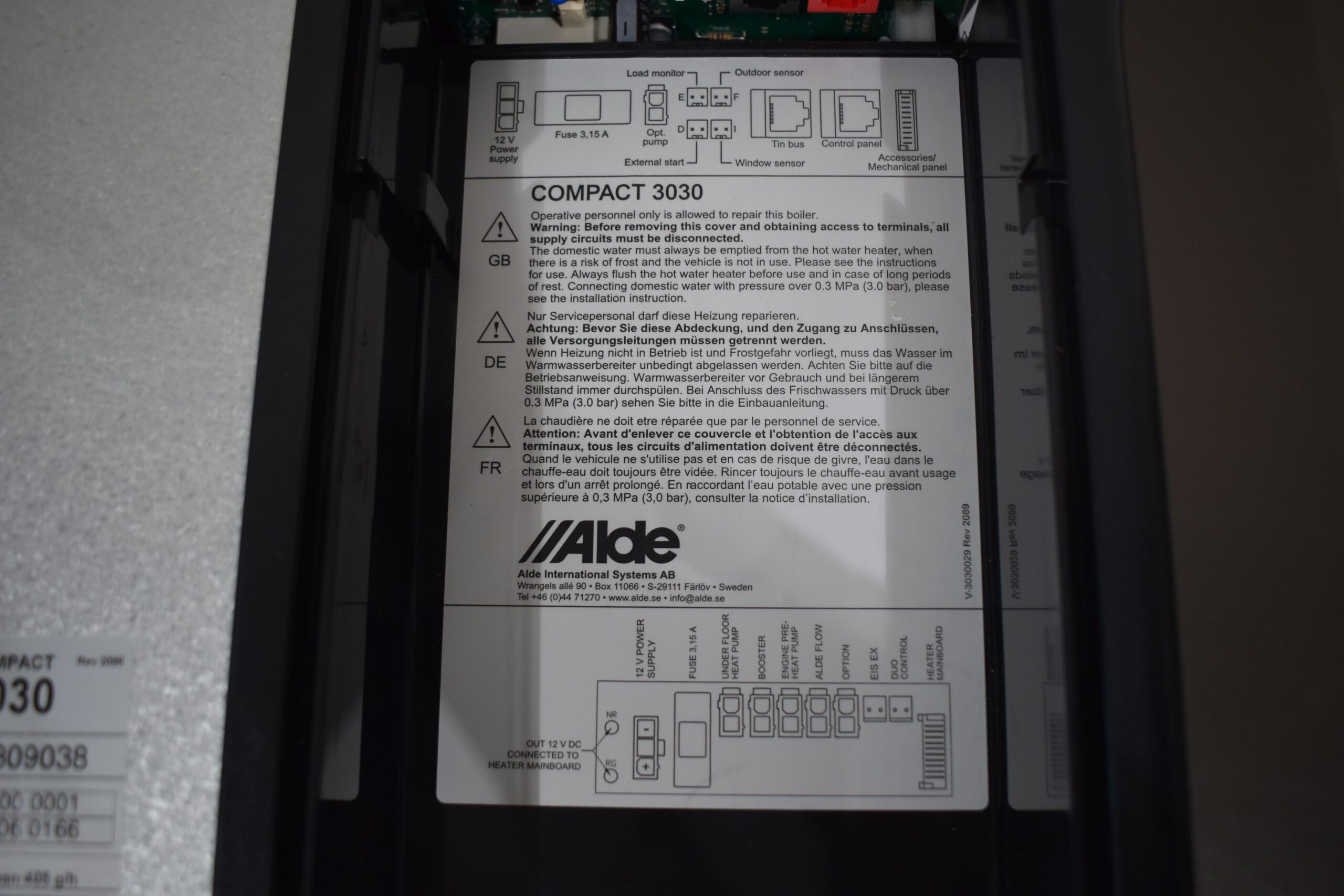 Alde Heizung Compact 3030 – Bild 9