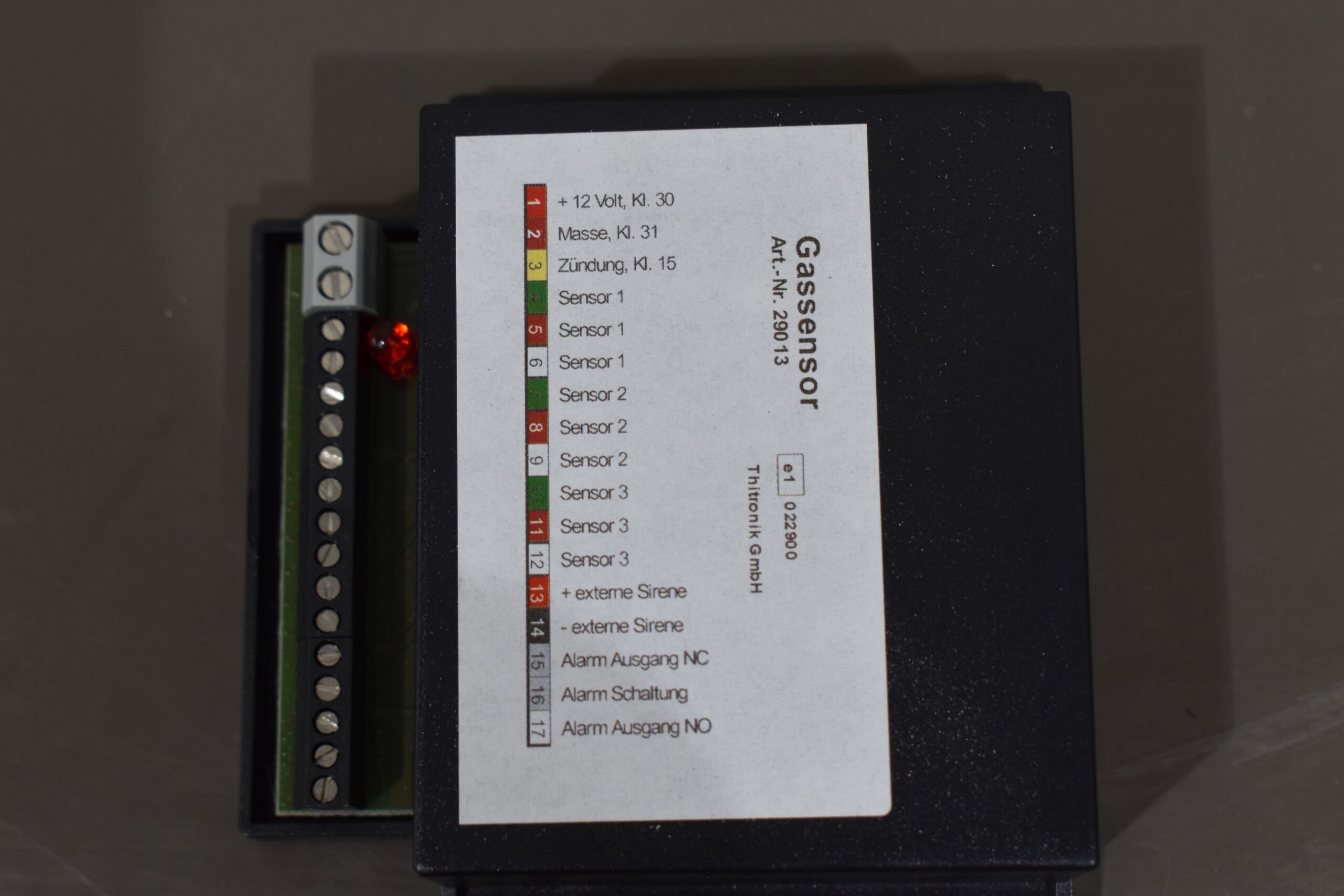 Gassensor mit Steuergerät und Sensor 29013 – Bild 7