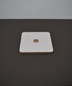 Holzabdeckung weiß: 299x299mm