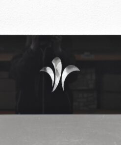 Alternative view of Niesmann und Bischoff Glas-Spritzschutz mit Lilie; schwarz, 250x475mm