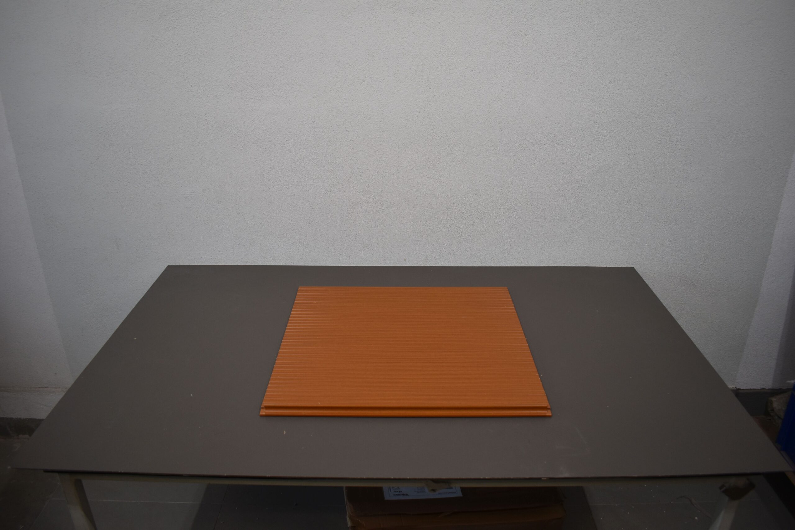 Rolladenmatte mit Griffleiste; Alu Metall, 595x610mm