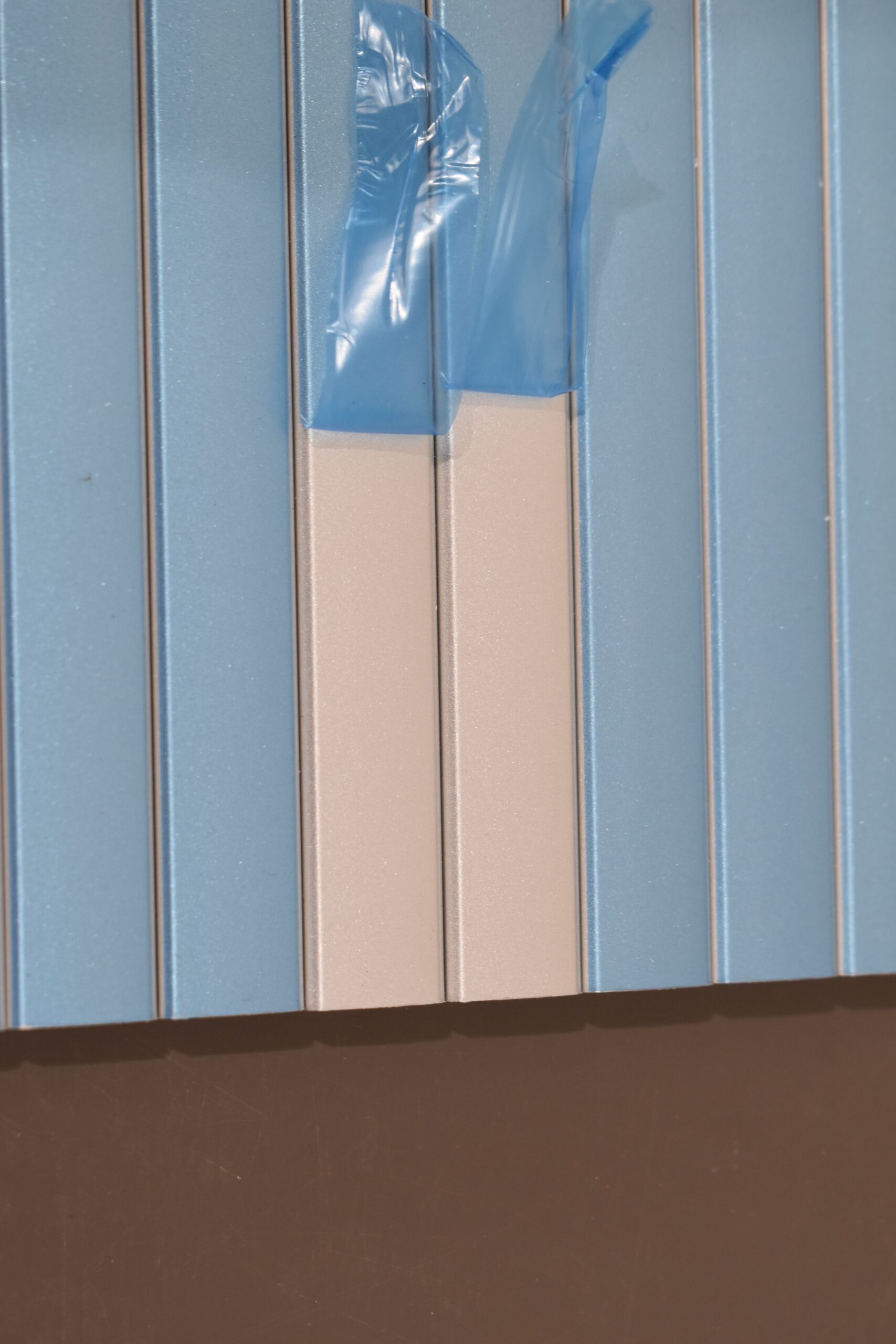 Rolladenmatte mit Griffleiste; Alu Metall, 508x657mm – Bild 5