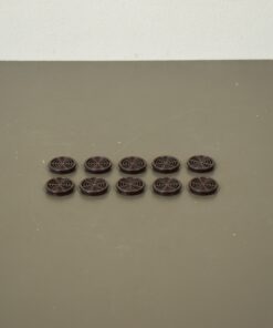 Lüftungsgitter 10er-Set; braun; 48mm