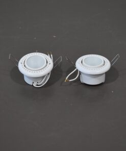 Halogen Einbaustrahler 2er-Set; weiß