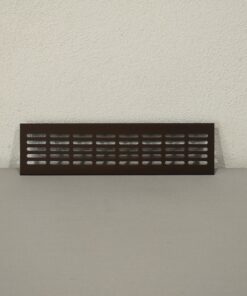 Belüftungsgitter / Stegblech dunkel braun; 280x65mm