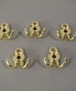 Alternative view of Garderobenhaken / Kleiderhaken 5er-Set; gold