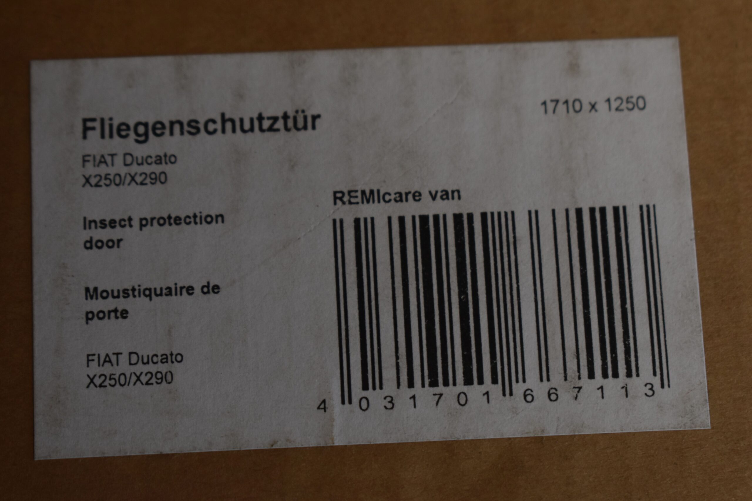 REMIcare Insektenschutztür für Fiat Ducato – Bild 17